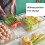 Drawer Refrigerator Storage Box Clear Food Storage Bin Fruit Vegatable Meat Freezer Fridge Stackable Kitchen Organizer L 5