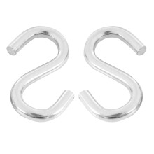 Paquet de 4 Crochets Robustes en Forme de S Hamac S Crochets Crochets Utilitaires, 3 Pouces de Long