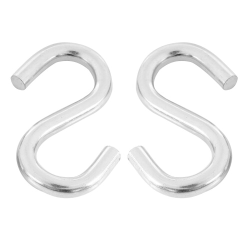 4-Pack Heavy-Duty S Shaped Hooks Hammock S Hooks Utility Hooks, 3-Inch Long