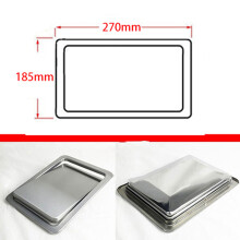 3X Tapa de la Tapa de la Basura de Acero Inoxidable Tapa de la Papelera Tapa Empotrada Balanceada Tapa B