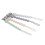 Baby Pacifier Chain Set 4pcs Soft Silicone Clips Prevent Drop Assorted Colours 1