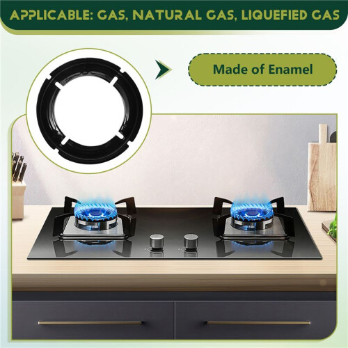 4 Opening Gas Stove  Saving Cover Windproof Disk Fire Reflection Windproof Windshield Bracket Accessories 2