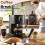 51MM Kaffe Bottenlöst Portafilter för  EC680/EC685 Filterbyte Filterkorg Kaffetillbehör 3