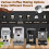51MM Kaffe Bottenlöst Portafilter för  EC680/EC685 Filterbyte Filterkorg Kaffetillbehör 7