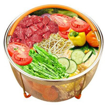 Stainless Steel Steamer Basket Set,Instant-Pot Accessories for Foodi Pressure Cooker & Multi Cooker,6Qt