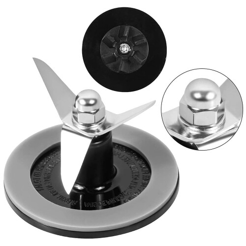 Stainless Steel Blender Blades Cutting Assembly Replacement Compatible for  SPB-456-2B 2