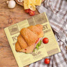 Folha de Papel à Prova de óLeo, SanduíChes Resistentes A Graxa, Folhas de Embrulho de Pizza, Embalagem de Fast Food