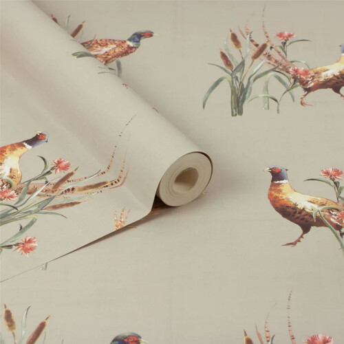 Arthouse Pheasant Meadow Wallpaper Natural Arthouse 100214AH 1