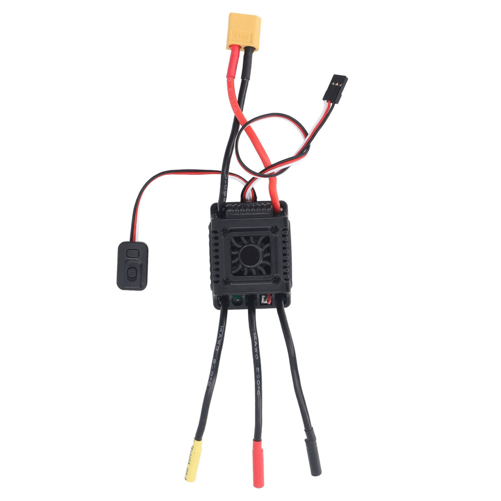 45A Brushless Esc For 1/10 Rc Cars, Aluminum Alloy, Adjustable Brake 5091385163508