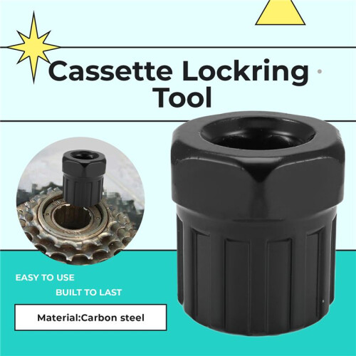 Cassette/Rotor Lockring Removal Tool Bicycle Flywheel Removal Tool For 1