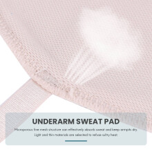 1 Pair Underarm Sweat Shield Pad Washable Armpit Sweat Absorbing Guards Shoulder Strap Reusable Underarm Sweat Pad Summer Sweat Apparel Pad For Women