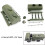 Wpl Remote Control Simulation Train Transportation Oil Tank For B24 B16 B36 2