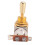 Gold Electric Guitar 3 Way Toggle  Pickup Selector  with Brass Tip Knob 4