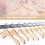 10pcs de Percha Ode Madera para 1/4 Munecas BJD 6