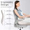 Ergonomic Mid-Back Office Desk Chair Grey 4