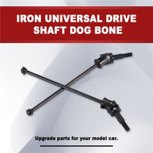 2PCS Black Iron 106015 Upgrade Universal Drive Shaft for HSP 94105 94106 94107 RC1:10 Off Road Buggy Model Car