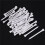 50Pcs Professional  83Mm White  Wood Tees Accessories  Training Aids 2