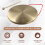 22cm Hand Gong Brass Copper Chapel Opera Percussion with Round  Hammer 2