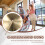22cm Hand Gong Brass Copper Chapel Opera Percussion with Round  Hammer 5