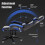 Ergonomic Gaming Chair with Lumbar Support Blue 5