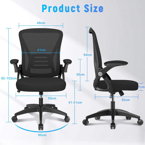 Ergonomic Mid-Back Office Desk Chair 2