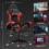 Ergonomic Gaming Chair with Lumbar Support Red 2
