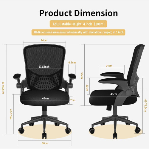 Ergonomic Mesh Office Chair with Storage 1