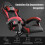 Ergonomic Gaming Chair with Lumbar Support Red 3