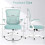Ergonomic Mid-Back Office Desk Chair Green 2