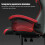 Ergonomic Gaming Chair with Lumbar Support Red 6