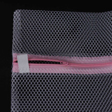 Large Net Washing Bag, Set of 12 Durable Coarse Mesh Laundry Bag with Zip Closure for Clothes, Delicates