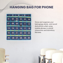 3X 30 Nummerierte Taschen Tabelle Handy Hängen Organizer Hängen Aufbewahrungs Tasche für Klassen Zimmer Rechner Handy Halter