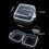 100Packs Small Clear Plastic Storage Containers, Case with Lids for Small Items and Other  Projects 9