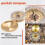 Classic Brass Pocket Watch Style Camping Compass 4
