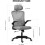 Ergonomic Mesh Office Chair with Flip-Up Arms Grey 3