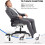 Ergonomic Mesh Office Chair with Flip-Up Arms Grey 4