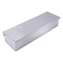 2X Stainless Steel Seasoning Box Restaurant Chef Seasoning Box with Lid Storage Box Household Seasoning Tank