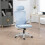 Ergonomic Mesh Office Chair with Flip-Up Arms Blue 2