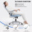 Ergonomic Mesh Office Chair with Flip-Up Arms Blue 4