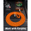 2m Orange Beaded 60W USB C Fast Cable 5