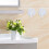 5X Household Wardrobe White Plastic 7cm Dia Suction Cup Single Hook Wall Hangers 3