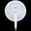 5X Household Wardrobe White Plastic 7cm Dia Suction Cup Single Hook Wall Hangers 7