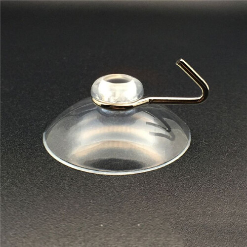 Suction Sucker Window Hooks Clear Wire Hook 32MM ( Pack of 40 ) 2