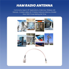 Cable d'antenne portable SMA male vers connecteurs femelles UHF SO-239