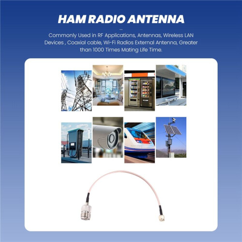Handheld-Antennenkabel SMA-Stecker zu UHF SO-239-Buchsen