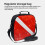 Portable Durable Nylon Dive Flag Scuba Diving Protective Regulator Bag with Zipper Carry Handle 2