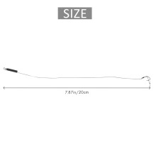 TOPLY 30 X Haar Ausruestung Widerhaken Groesse 6 8 10 Karpfenangeln Rigs NGT Angehen 12lb Geflecht