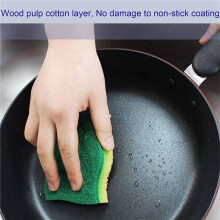 Non-Kras Cellulose Huishoudelijke Keuken Sponzen, Gerechten Spons 10 Pakketten, Multifunctionele Schotel Scrubber Spons voor Huishouden