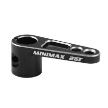 Brazos de DireccióN de Bocina Servo Cnc de Aluminio 25T para TRX4 RC CamióN de Orugas, Negro