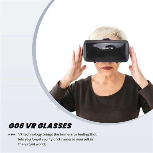 VR Virtual Reality 3D Glasses Box Stereo VR for  Cardboard Headset Helmet for IOS Android(G06 )